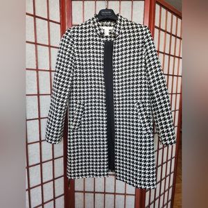H&M Houndstooth Spring Coat